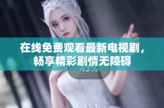在线免费观看最新电视剧，畅享精彩剧情无障碍