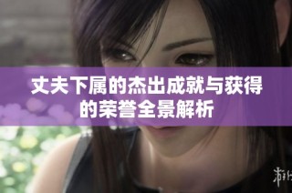 丈夫下属的杰出成就与获得的荣誉全景解析