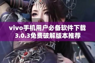 vivo手机用户必备软件下载3.0.3免费破解版本推荐
