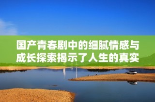 国产青春剧中的细腻情感与成长探索揭示了人生的真实境遇