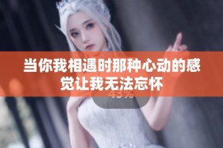 当你我相遇时那种心动的感觉让我无法忘怀