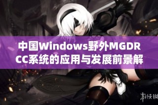 中国Windows野外MGDRCC系统的应用与发展前景解析