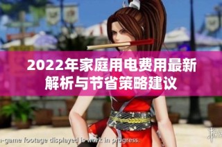 2022年家庭用电费用最新解析与节省策略建议