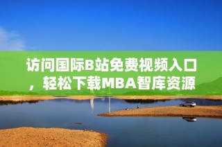 访问国际B站免费视频入口，轻松下载MBA智库资源的最佳方法