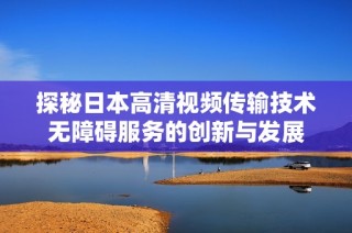 探秘日本高清视频传输技术无障碍服务的创新与发展