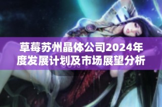 草莓苏州晶体公司2024年度发展计划及市场展望分析