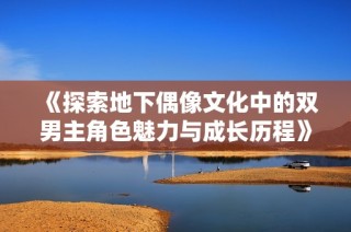 《探索地下偶像文化中的双男主角色魅力与成长历程》