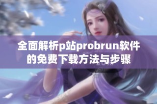 全面解析p站probrun软件的免费下载方法与步骤