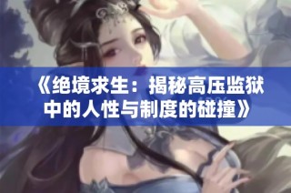 《绝境求生：揭秘高压监狱中的人性与制度的碰撞》