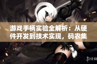 游戏手柄实验全解析：从硬件开发到技术实现，码农集市的专业分享