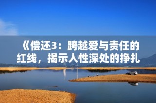 《偿还3：跨越爱与责任的红线，揭示人性深处的挣扎与救赎》