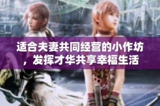 适合夫妻共同经营的小作坊，发挥才华共享幸福生活