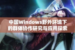 中国Windows野外环境下的群体协作研究与应用探索