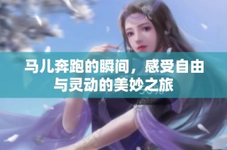 马儿奔跑的瞬间，感受自由与灵动的美妙之旅