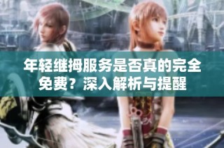 年轻继拇服务是否真的完全免费？深入解析与提醒