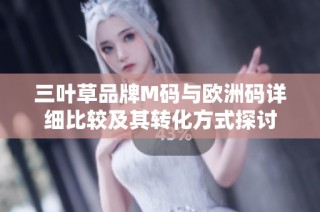 三叶草品牌M码与欧洲码详细比较及其转化方式探讨