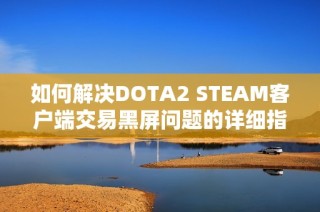 如何解决DOTA2 STEAM客户端交易黑屏问题的详细指南和安全建议