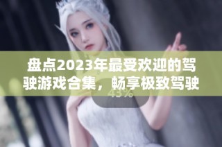 盘点2023年最受欢迎的驾驶游戏合集，畅享极致驾驶体验与娱乐乐趣