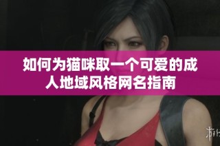 如何为猫咪取一个可爱的成人地域风格网名指南