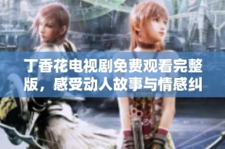 丁香花电视剧免费观看完整版，感受动人故事与情感纠葛