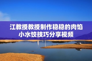江教授教授制作稳稳的肉馅小水饺技巧分享视频