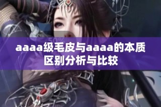 aaaa级毛皮与aaaa的本质区别分析与比较