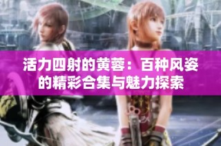 活力四射的黄蓉：百种风姿的精彩合集与魅力探索