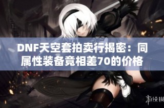 DNF天空套拍卖行揭密：同属性装备竟相差70的价格陷阱