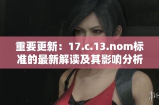 重要更新：17.c.13.nom标准的最新解读及其影响分析
