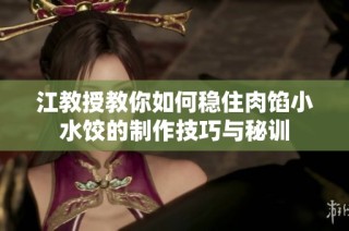 江教授教你如何稳住肉馅小水饺的制作技巧与秘训