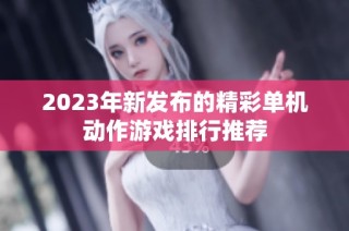 2023年新发布的精彩单机动作游戏排行推荐