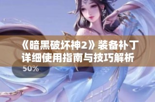 《暗黑破坏神2》装备补丁详细使用指南与技巧解析
