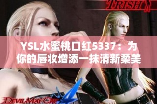 YSL水蜜桃口红5337：为你的唇妆增添一抹清新柔美色彩
