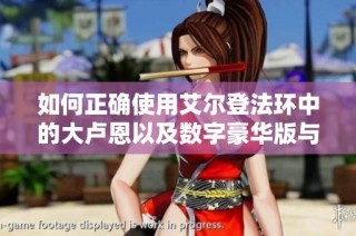 如何正确使用艾尔登法环中的大卢恩以及数字豪华版与普通版的主要区别分析