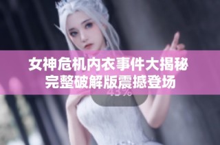 女神危机内衣事件大揭秘 完整破解版震撼登场