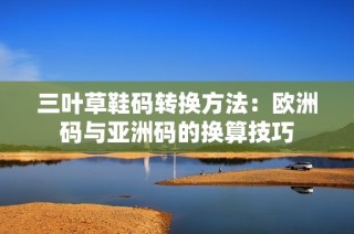 三叶草鞋码转换方法：欧洲码与亚洲码的换算技巧