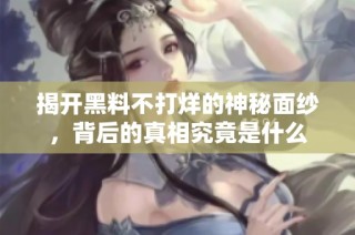 揭开黑料不打烊的神秘面纱，背后的真相究竟是什么