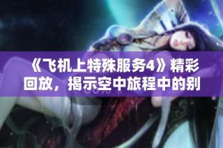 《飞机上特殊服务4》精彩回放，揭示空中旅程中的别样风情与体验