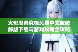 火影忍者究极风暴中文版破解版下载与游戏攻略全攻略总结