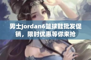 男士Jordan6篮球鞋批发促销，限时优惠等你来抢