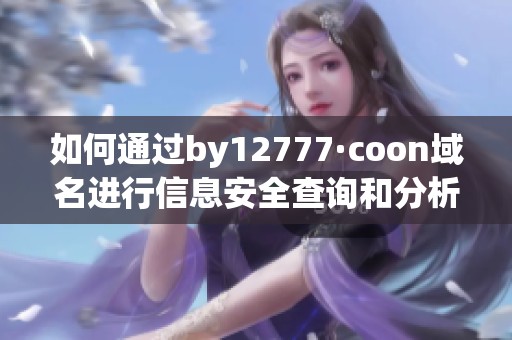 如何通过by12777·coon域名进行信息安全查询和分析