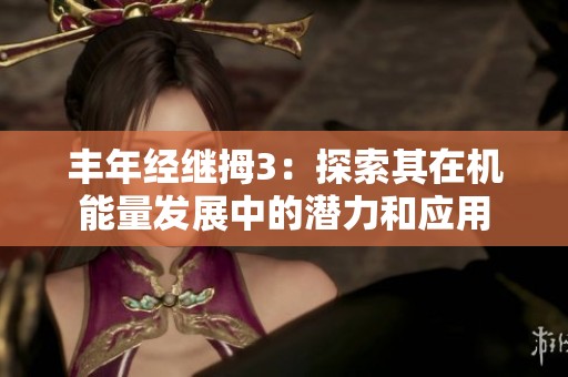 丰年经继拇3：探索其在机能量发展中的潜力和应用