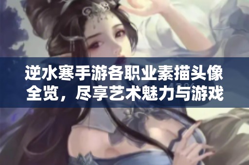 逆水寒手游各职业素描头像全览，尽享艺术魅力与游戏风采