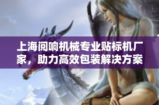 上海阅响机械专业贴标机厂家，助力高效包装解决方案