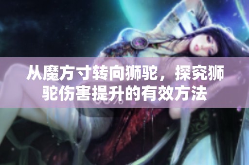 从魔方寸转向狮驼，探究狮驼伤害提升的有效方法
