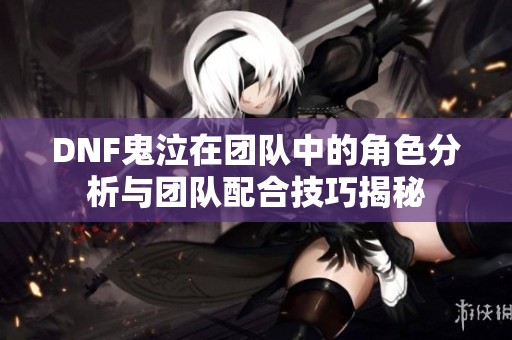 DNF鬼泣在团队中的角色分析与团队配合技巧揭秘