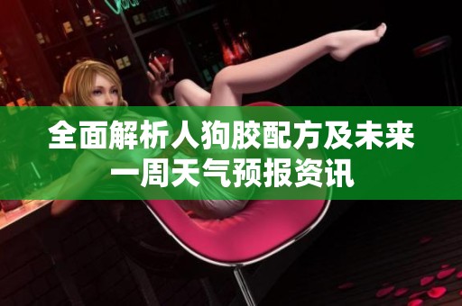 全面解析人狗胶配方及未来一周天气预报资讯