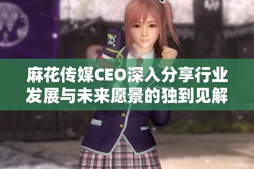 麻花传媒CEO深入分享行业发展与未来愿景的独到见解