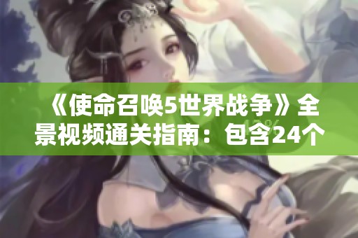 《使命召唤5世界战争》全景视频通关指南：包含24个攻略要点