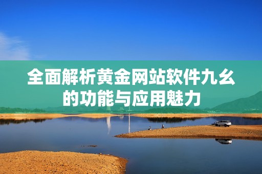全面解析黄金网站软件九幺的功能与应用魅力